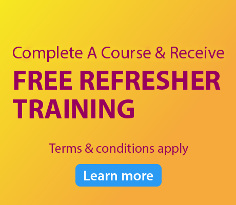 Unlimited Free Refresher Training for Customers Who Completes A Course Unlimited Free Refresher Training